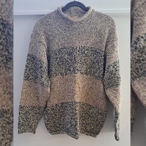 Vintage GUESS Striped Crewneck Sweater